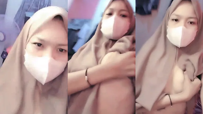 Gadis Hijab Sange Remas Nenen Mango