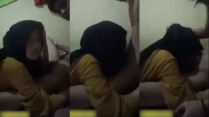 Hijaber Baju Kuning Isep Kontol